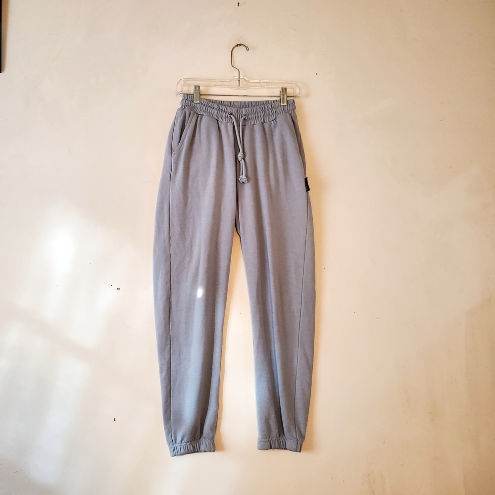Missguided Blue Maternity Sweatpants Women Size 4 Flaw‎